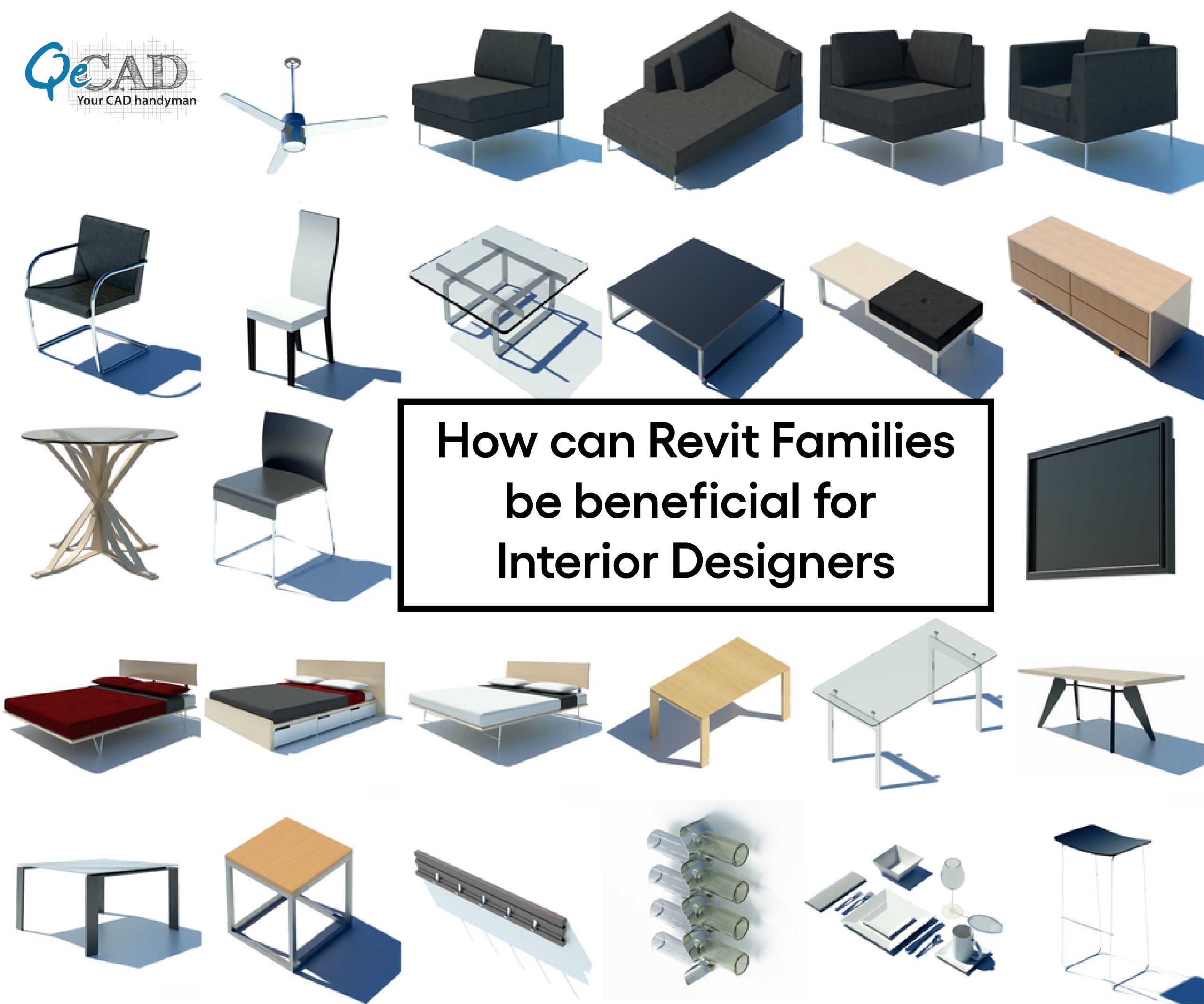 How can Revit Families be beneficial for Interior Designers