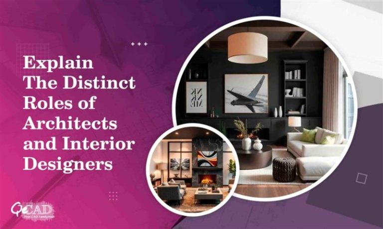 Explain The Distinct Roles of Architects and Interior Designers
