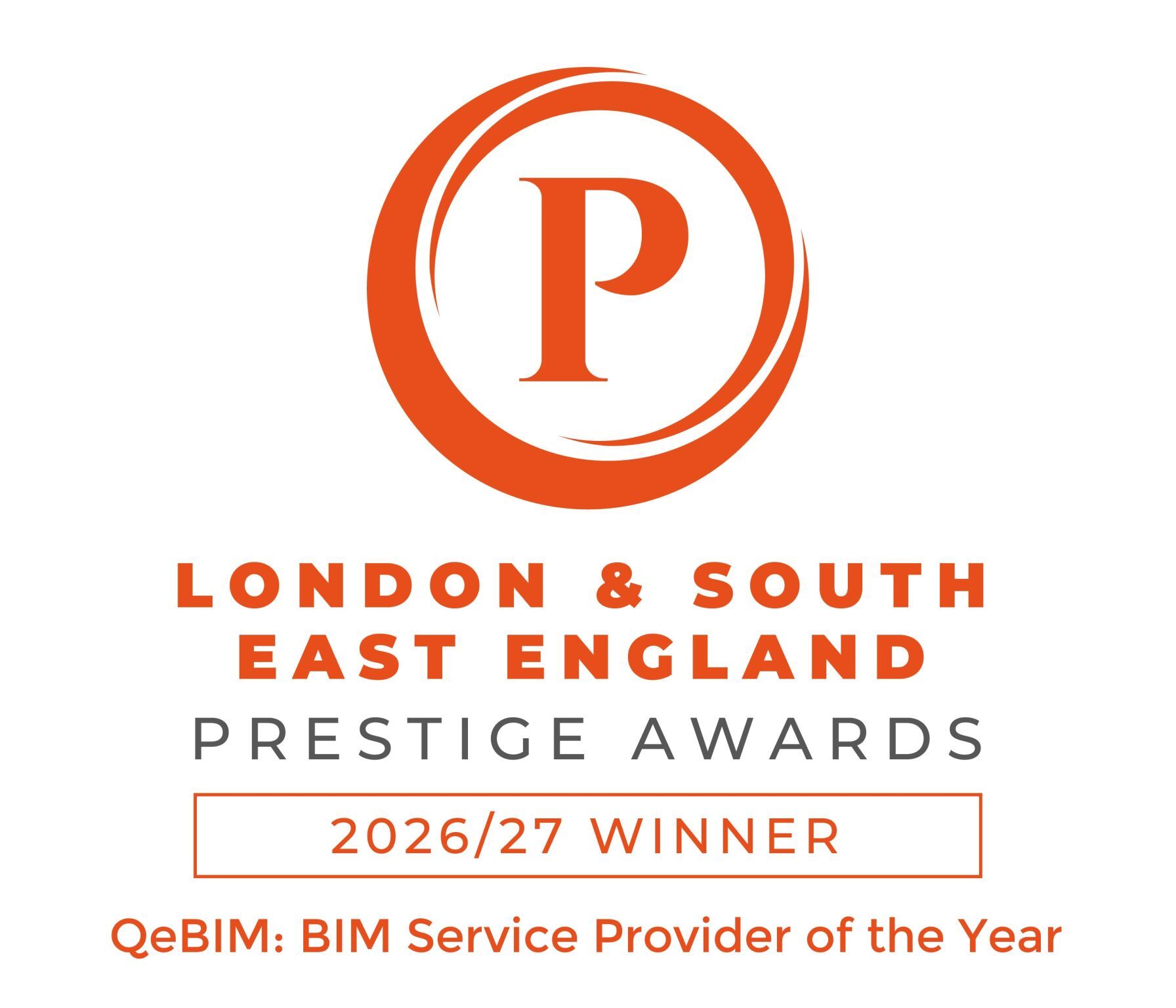 London & South East England Prestige Award 2026/2027